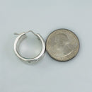 Tiffany & Co T&CO 1837 Hoop Huggie Earrings  in Sterling Silver-7