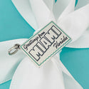 Tiffany Greetings From Miami Florida Postcard Charm Letter in Blue Enamel - 2