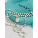 16" Tiffany & Co Bead Dog Chain Necklace 2.5mm beads in Sterling Silver-3