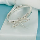 Size 7.5 Tiffany & Co Dragonfly Ring in Sterling Silver-4
