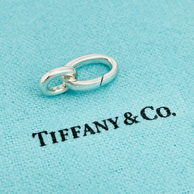 Tiffany Oval Clasping Link Jump Ring Charm or Bracelet Necklace Extender Length - 0