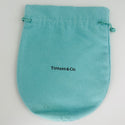 Extra Large Jumbo Tiffany & Co Blue Pouch Suede Drawstring Vintage - 1