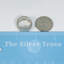 Size 5 Tiffany & Co Somerset Mesh Weave Firm Solid Dome Ring in Silver-6
