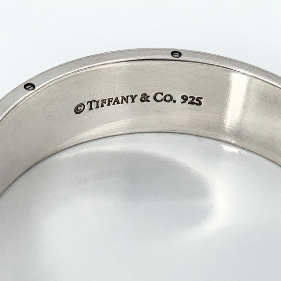 Tiffany & Co. Metropolis Cuff Bracelet in Silver Size large 7.75" Mens Unisex