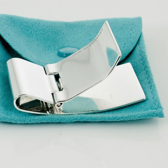 Tiffany & Co Hinged 1837 Money Clip in Sterling Silver