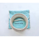 Tiffany Wide Somerset Bracelet Mesh Weave Flexible Bangle in Sterling Silver - 5