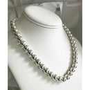 24” Tiffany & Co Sterling Silver HardWear 10mm Bead Necklace-2