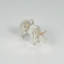 Tiffany & Co Save The Wild Rhinoceros Rhino Charm or Pendant in Silver and Gold - 3