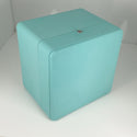 Tiffany & Co Necklace Storage Presentation Gift Box in Blue Leather Lux and AUTHENTIC - 6
