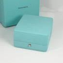 Tiffany & Co Necklace Storage Presentation Box in Blue Leather Lux AUTHENTIC-6