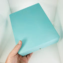 Large Tiffany & Co Necklace Storage Presentation Box in Blue Leather Lux - 2