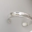 Small 6" Tiffany & Co Sterling Silver 1837 Wide Cuff Bracelet-4