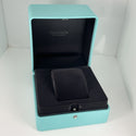 Tiffany & Co Watch or Bracelet Storage Box in Blue Leather AUTHENTIC - 3