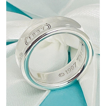 Size 5.5 Tiffany & Co 1837 Ring Concave in Sterling Silver