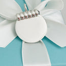 RARE Tiffany & Co Atlas Groove Pendant Engravable by Paloma Picasso Mens Unisex-3