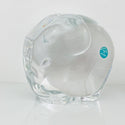 Tiffany & Co Crystal Elephant Statue or Paperweight Large and Heavy - 3