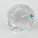 Tiffany & Co Crystal Elephant Statue or Paperweight Large and Heavy-3