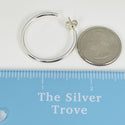 1 Tiffany Wire Hoop Earring 1.2" Single Replacement in Sterling Silver - 4
