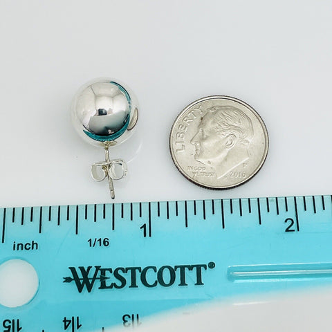 Tiffany & Co 12mm Single Replacement Lost Silver Bead Ball HardWear Stud Earring