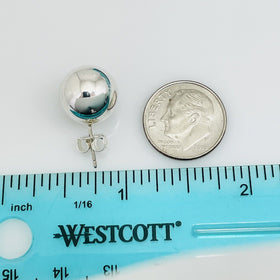 Tiffany & Co 12mm Single Replacement Lost Silver Bead Ball HardWear Stud Earring