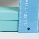 Tiffany & Co Empty Medium Large Blue Gift Box 4.5" x 3.75" x 2"-5