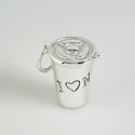RARE Tiffany & Co I Heart Love NY Coffee Cup Beverage Tumbler Charm AUTHENTIC - 3