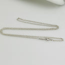18" Tiffany & Co Chain Necklace Mens Unisex 1.5mm Large Link Sterling Silver-1