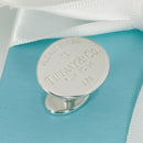 Return to Tiffany Oval Cufflink in Sterling Silver 1 Single Replacement For Lost-3
