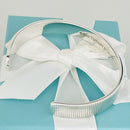 Tiffany & Co Extra Large Coin Edge Cuff Bracelet 7.75" Mens Unisex-3