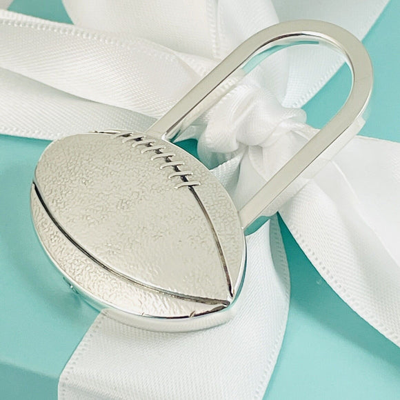 Tiffany Football Sports Keyring in Sterling Silver