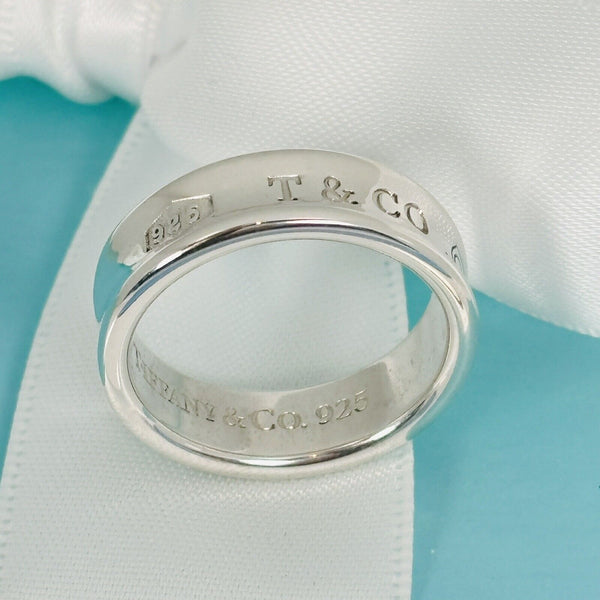 Size 8.5 Tiffany & Co 1837 Ring in Sterling Silver - 3