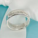 Size 8.5 Tiffany & Co 1837 Ring in Sterling Silver-3