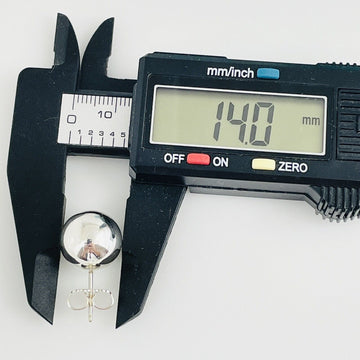 1 Tiffany & Co 14mm Bead Ball HardWear Large Stud Earring Single Replacement - 0