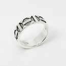 Size 9.5 Tiffany & Co Zellige Aztec Ring | Paloma Picasso | 925 Silver | Mens-5