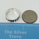 Size 9.5 Tiffany & Co Zellige Aztec Ring | Paloma Picasso | 925 Silver | Mens-6