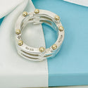 Size 6 Tiffany & Co Gatelink Ring in Sterling Silver and 18k Gold - 3