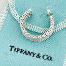 Tiffany & Co SINGLE Somerset Mesh Hoop Huggie Replacement Earring-4