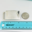 Tiffany & Co Belt Buckle Sterling Silver Engravable Machine Turned Mens Unisex - 9
