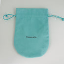 Extra Large Jumbo Tiffany & Co Blue Pouch Suede Drawstring Vintage-1