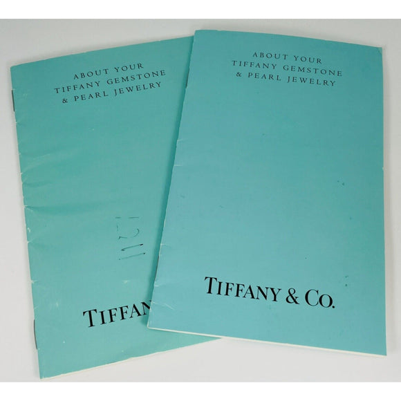 2 About Your Tiffany Gemstone & Pearl Jewelry Cleaning Manual Guide Booklet