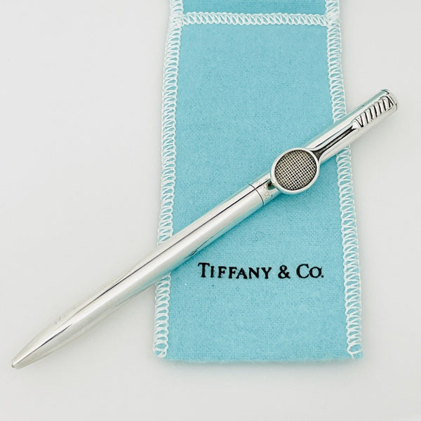 RARE Tiffany Tennis Racket Purse Pen in Sterling Silver - 1