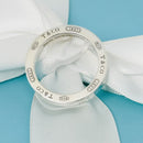 Size 9.5 Tiffany & Co 1837 Ring Concave in Sterling Silver-3