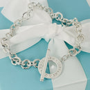 8.75" Large Tiffany & Co New York Toggle Bracelet Plus Size Full-Figured Mens-1