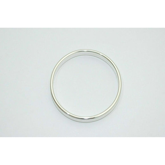 Small Tiffany & Co 1837 Oval Bangle Bracelet in Sterling Silver