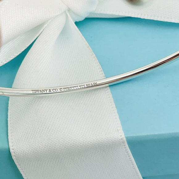 Tiffany Teardrop Bangle Bracelet by Elsa Peretti in Sterling Silver