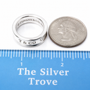 Tiffany & Co. 1837 Concave Ring Sterling Silver 925 Size 5.5 Men's Unisex Band-8