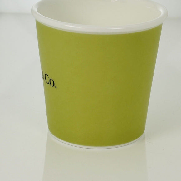 Tiffany & Co Green Espresso Paper Cup Everyday Objects Bone China