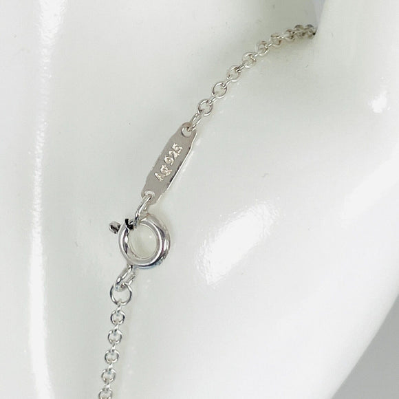 18" Tiffany & Co Chain Necklace Mens Unisex 1.5mm Large Link Sterling Silver