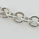 18" Return to Tiffany & Co Heart Padlock Lock Pendant Necklace in Silver-7