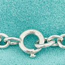 24" Tiffany & Co Large Round Link Rolo Chain Necklace Mens Unisex-5